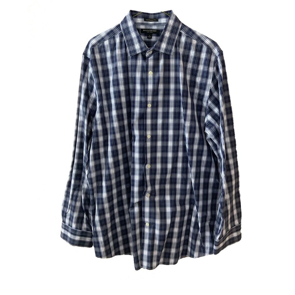 Banana Republic Plaid Button Down